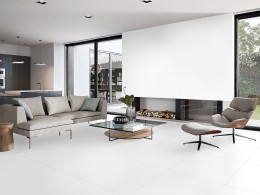 Mystic White Natural Porcelain Wall & Floor Tile 600x600mm